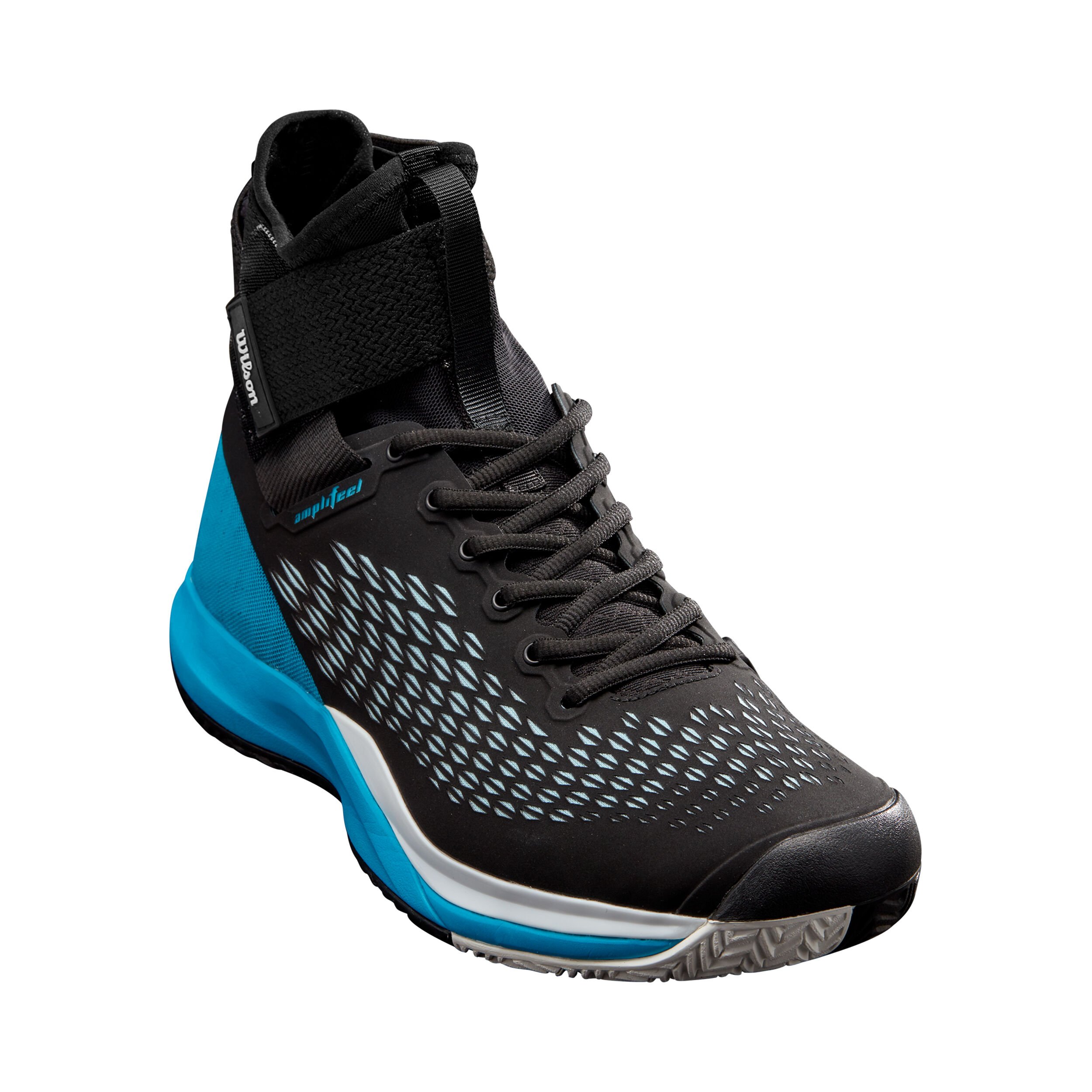 Buy Wilson Amplifeel 2.0 All Court Shoe Men Black Turquoise online Tennis Point COM
