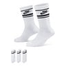 Sportswear Everyday Essential Tennis Socks 3 Pack-White,Black