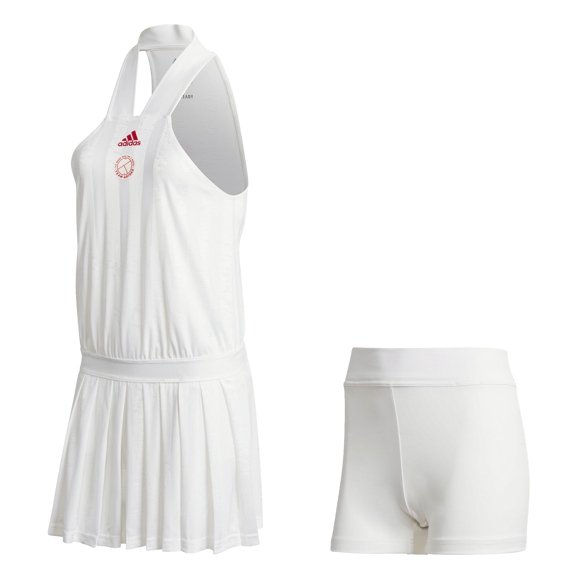 Adidas tennis dress white hot sale