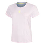 Quiet Please Tennis apparel Quiet Please Mind Spin T-Shirt Women-Lilac,Yellow
