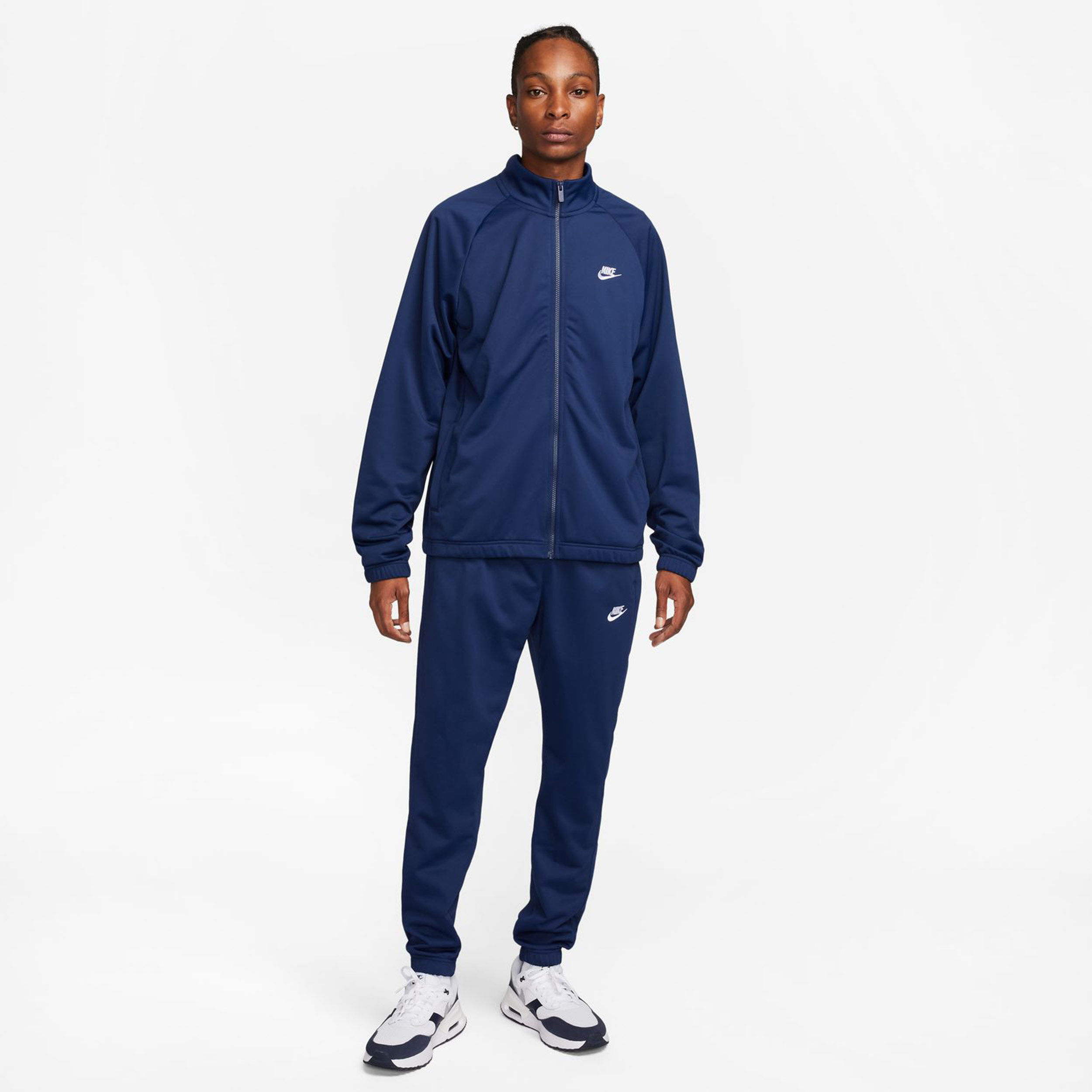 Nike club cheap tracksuit blue