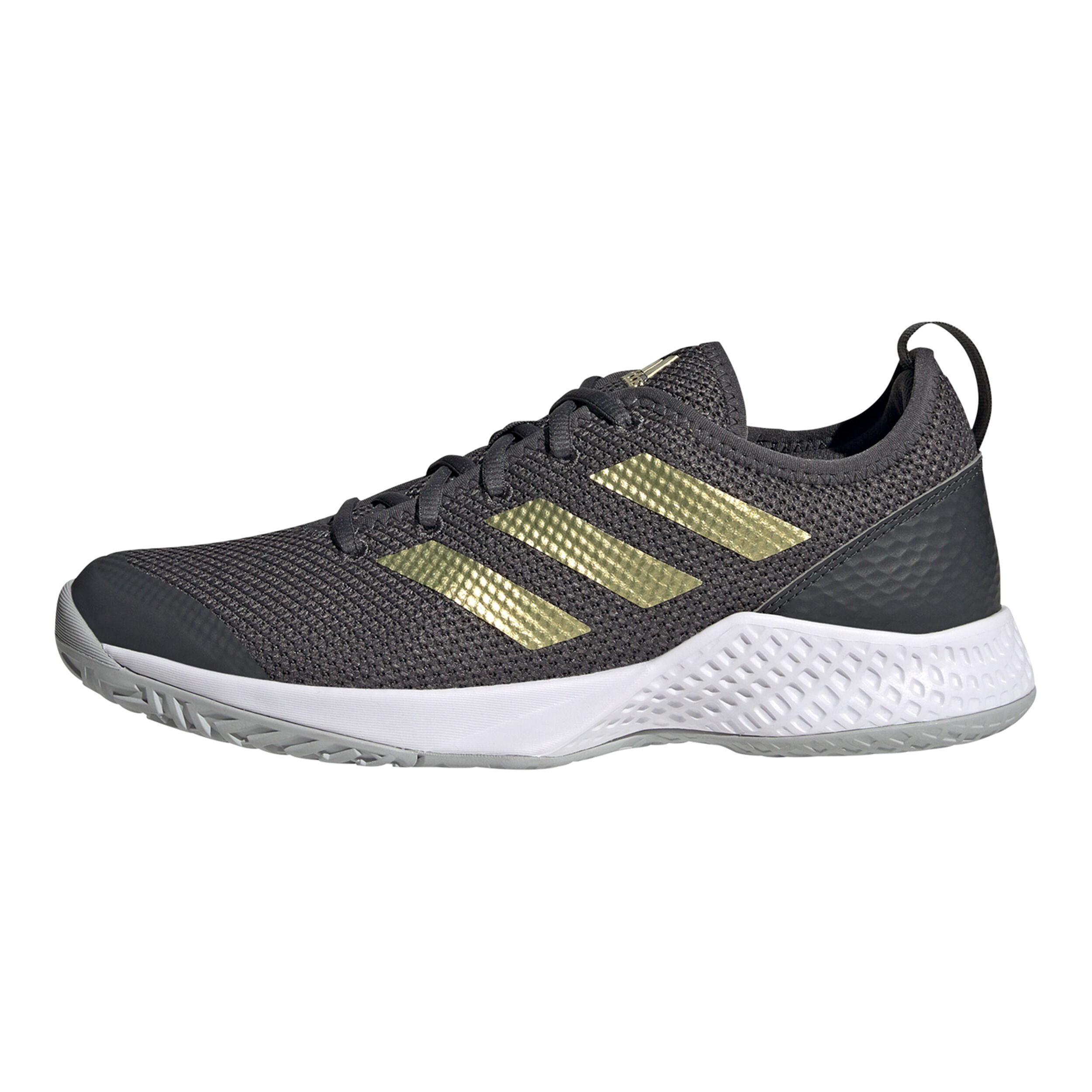 Adidas fluidflow black gold on sale