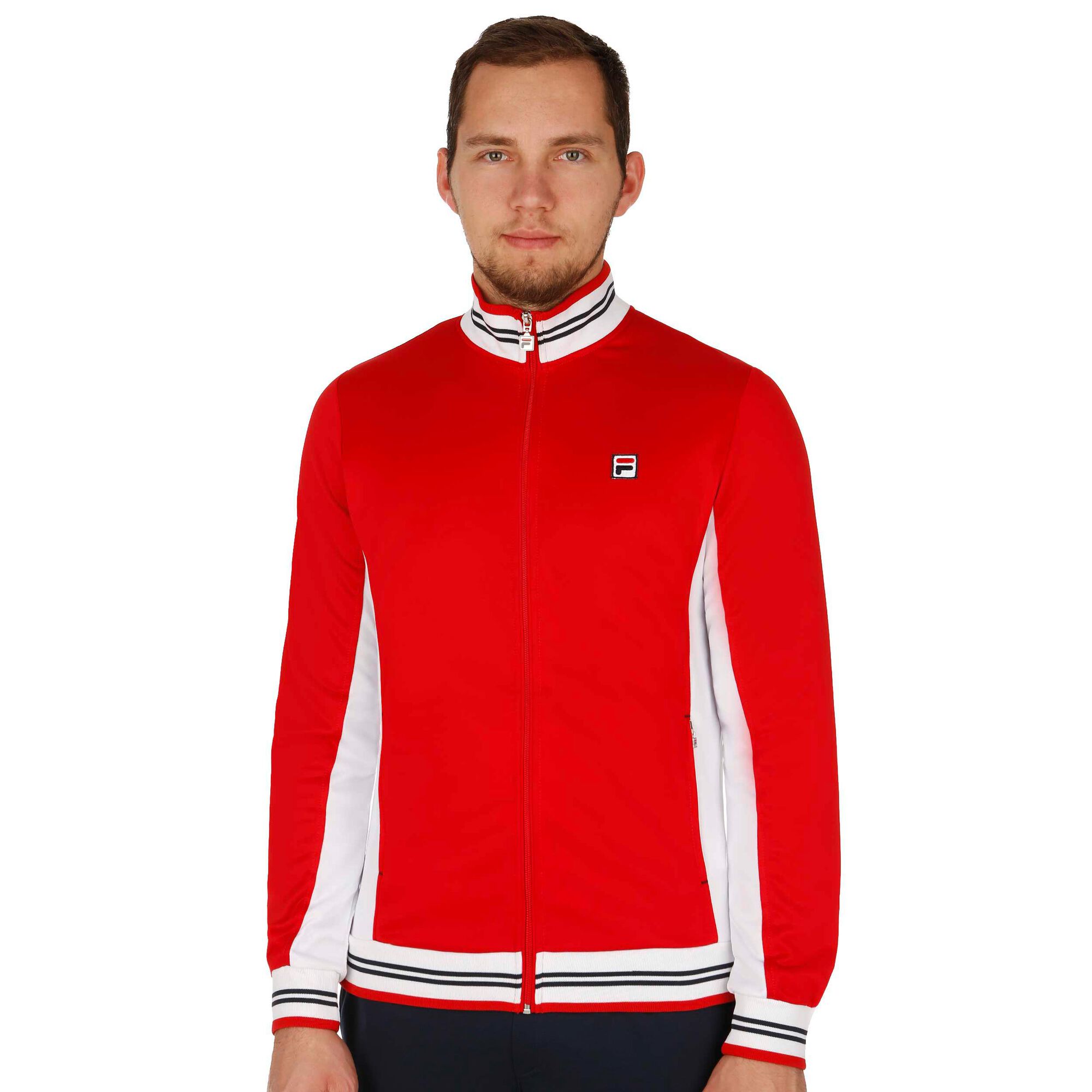 buy Fila Functional Training Jacket Men - Red, White online | Tennis-Point