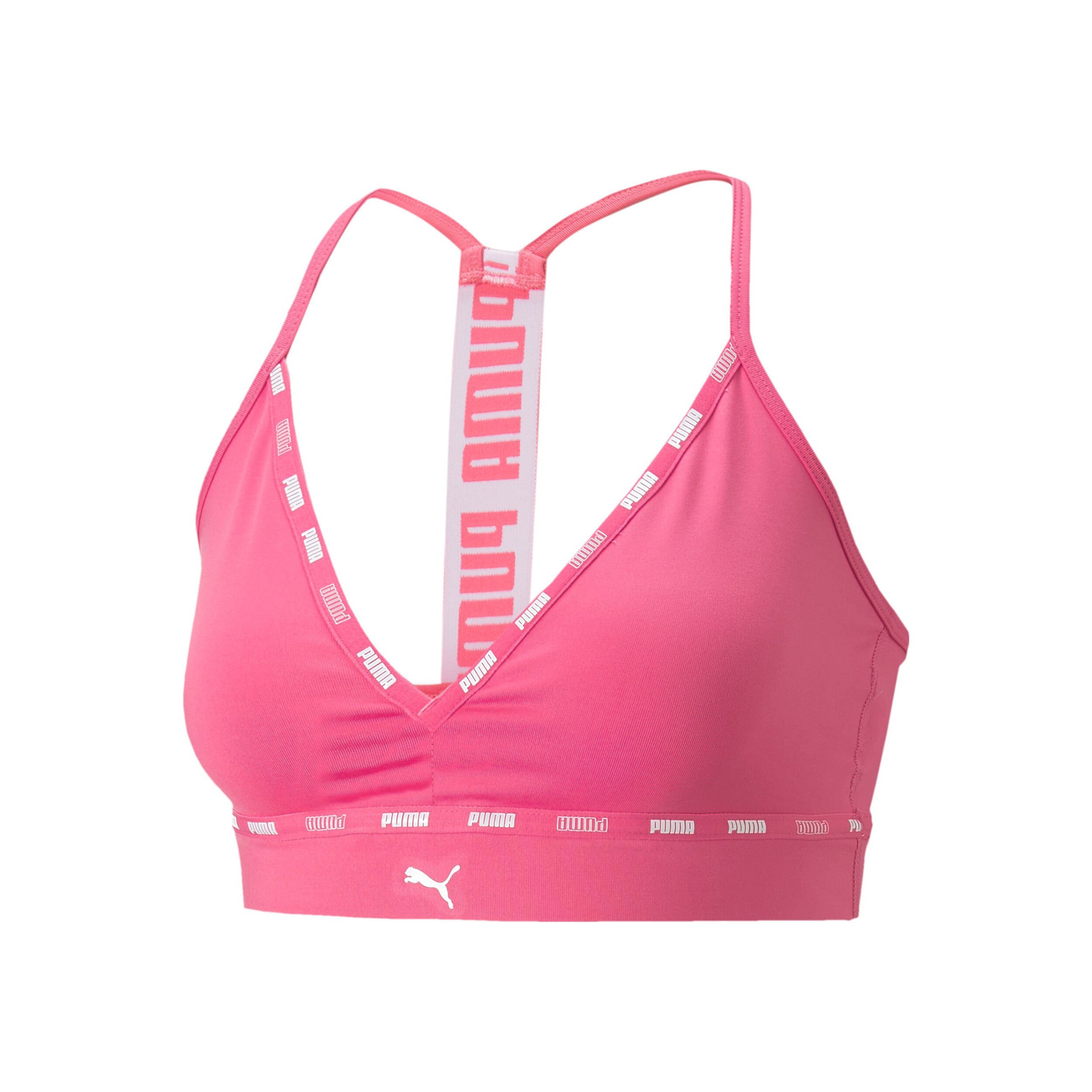 Puma sports bra white discount