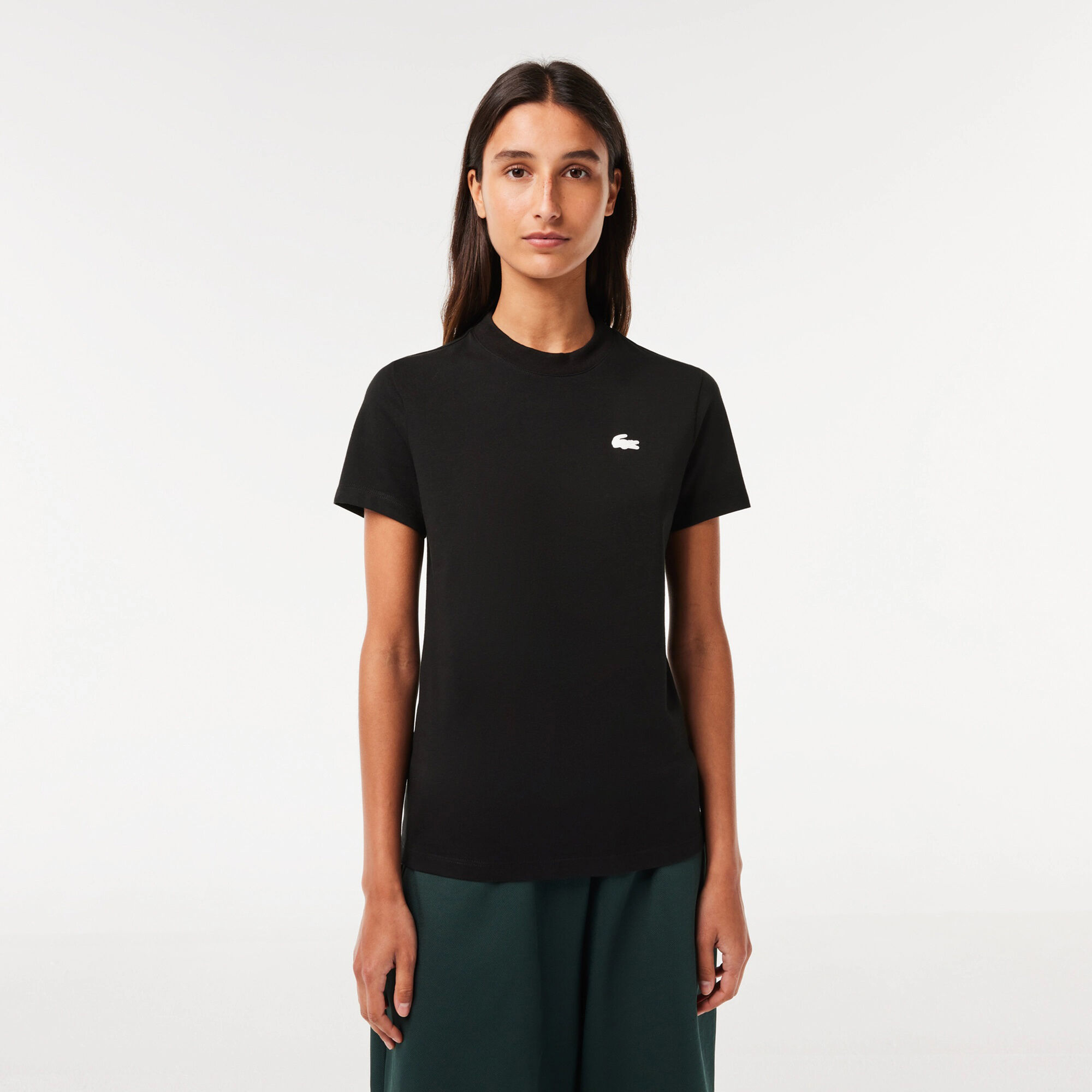 Søjle Smelte Bygge videre på buy Lacoste Core T-Shirt Women - Black online | Tennis-Point