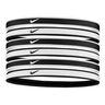 Swoosh Sport Tipped Hair band 6 Pack -white,black