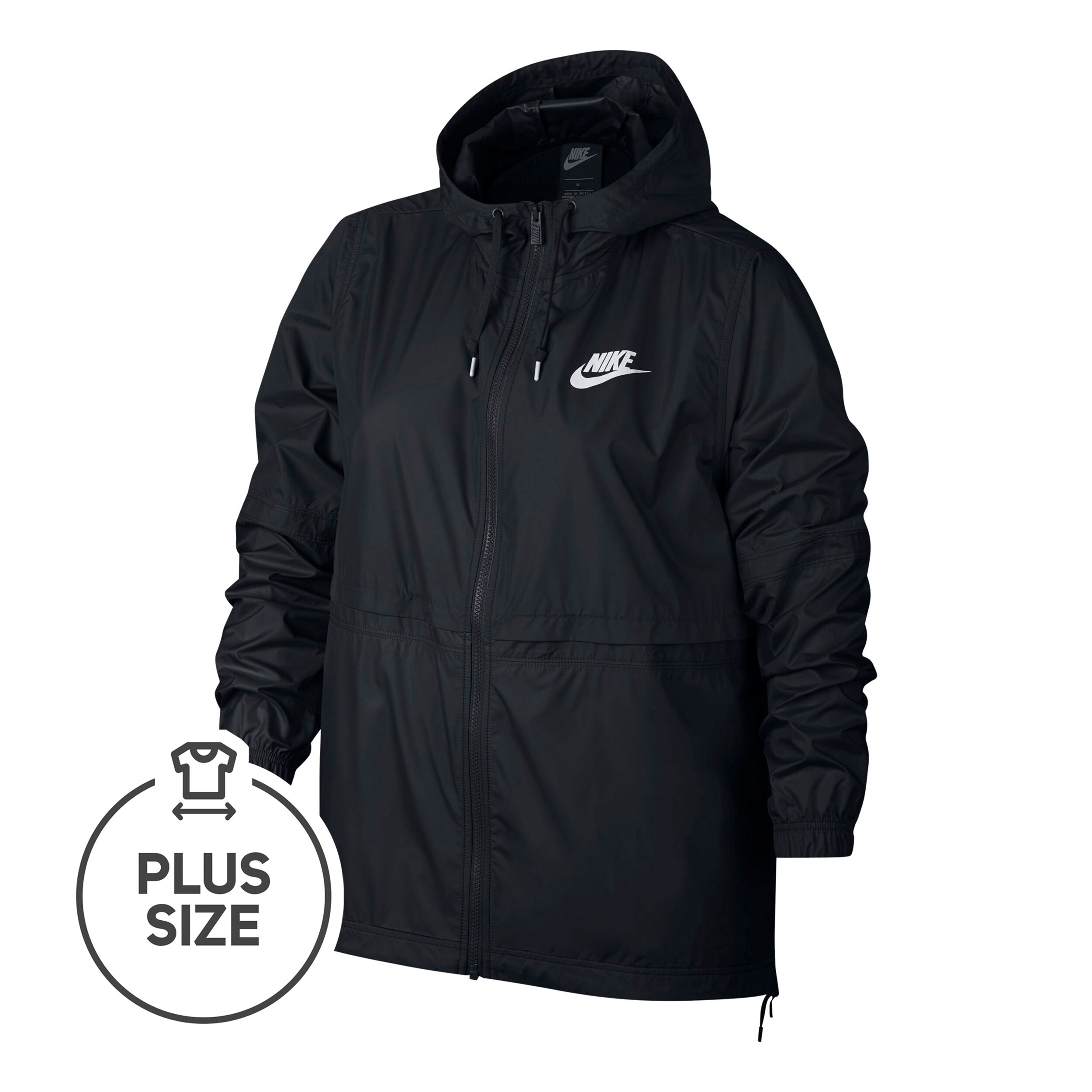Nike sportswear women's woven jacket black new arrivals