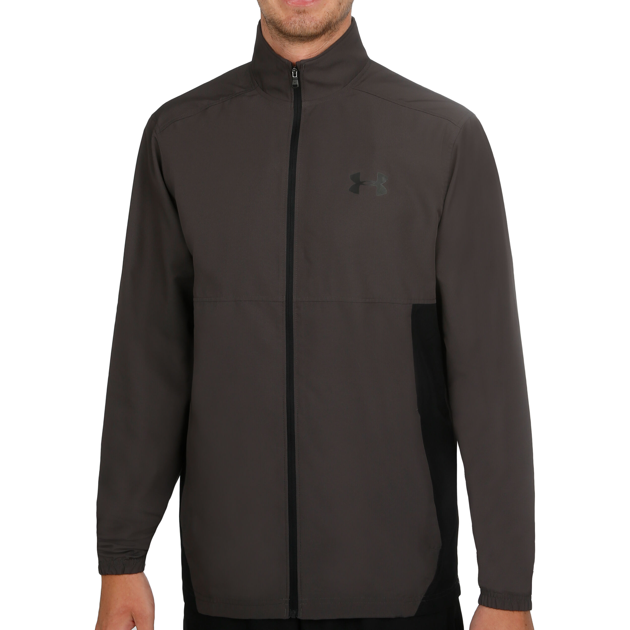 Men's ua sportstyle clearance woven full zip jacket