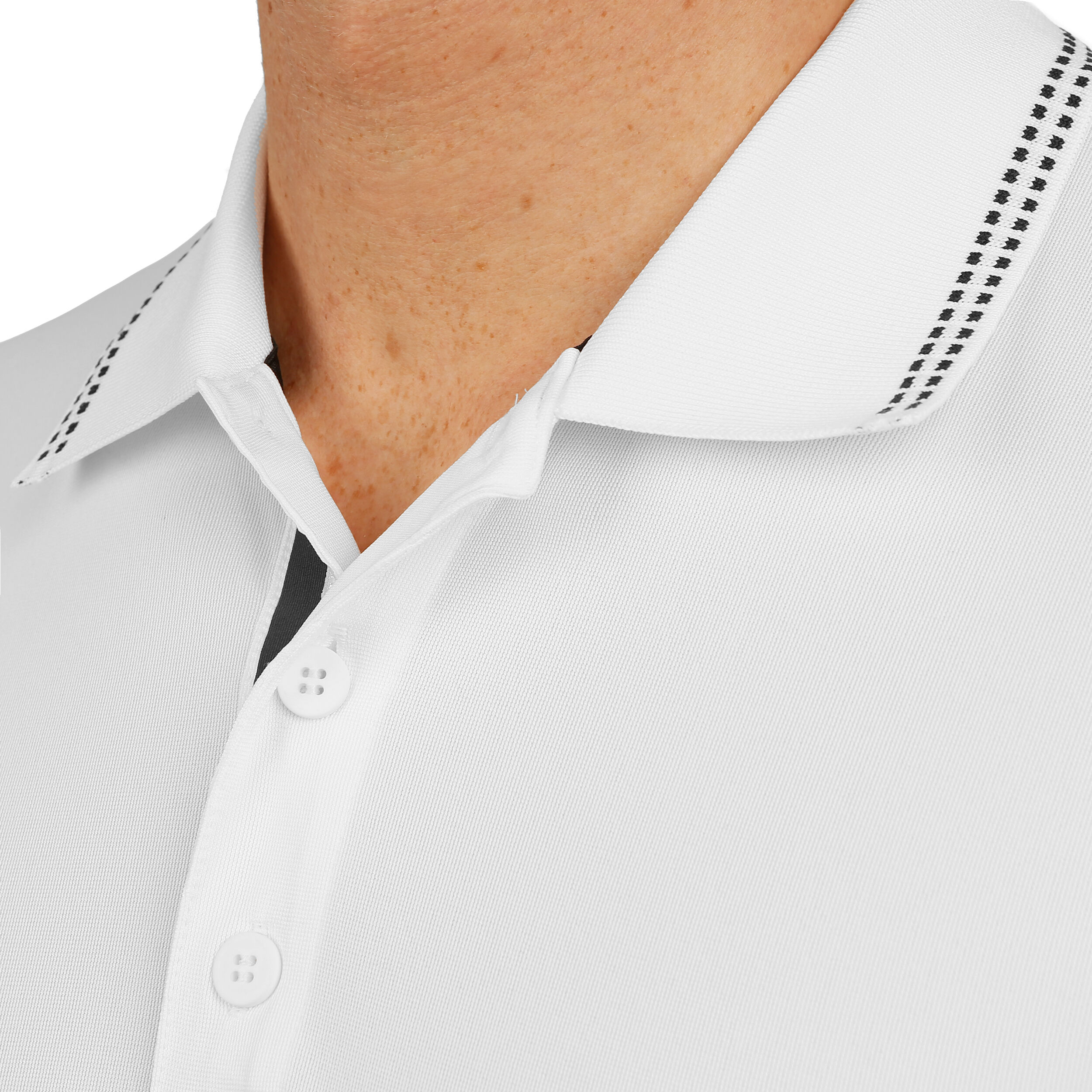 Barricade Engineered Polo Men White Black
