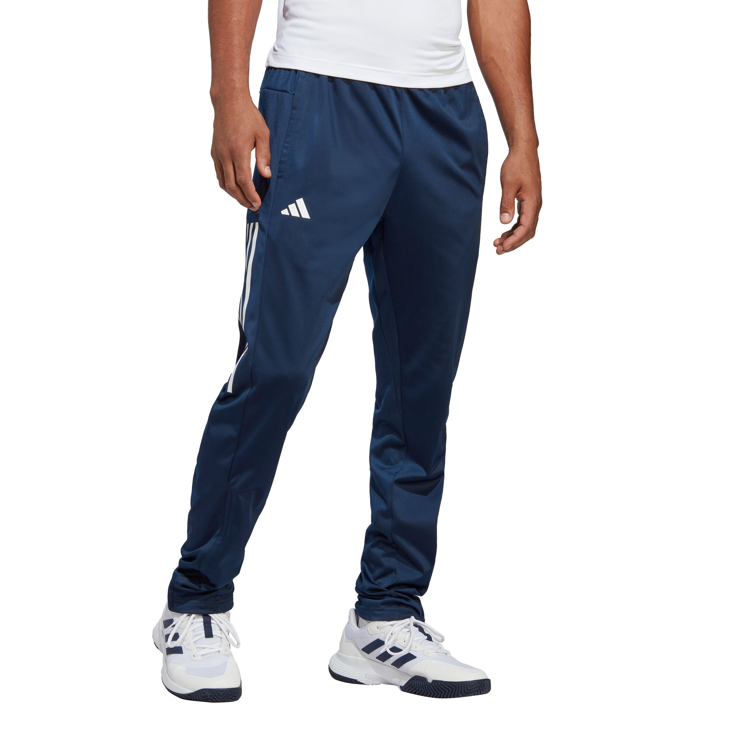 Buy adidas 3 Stripes Knitted Training Pants Men Dark Blue online Tennis Point COM