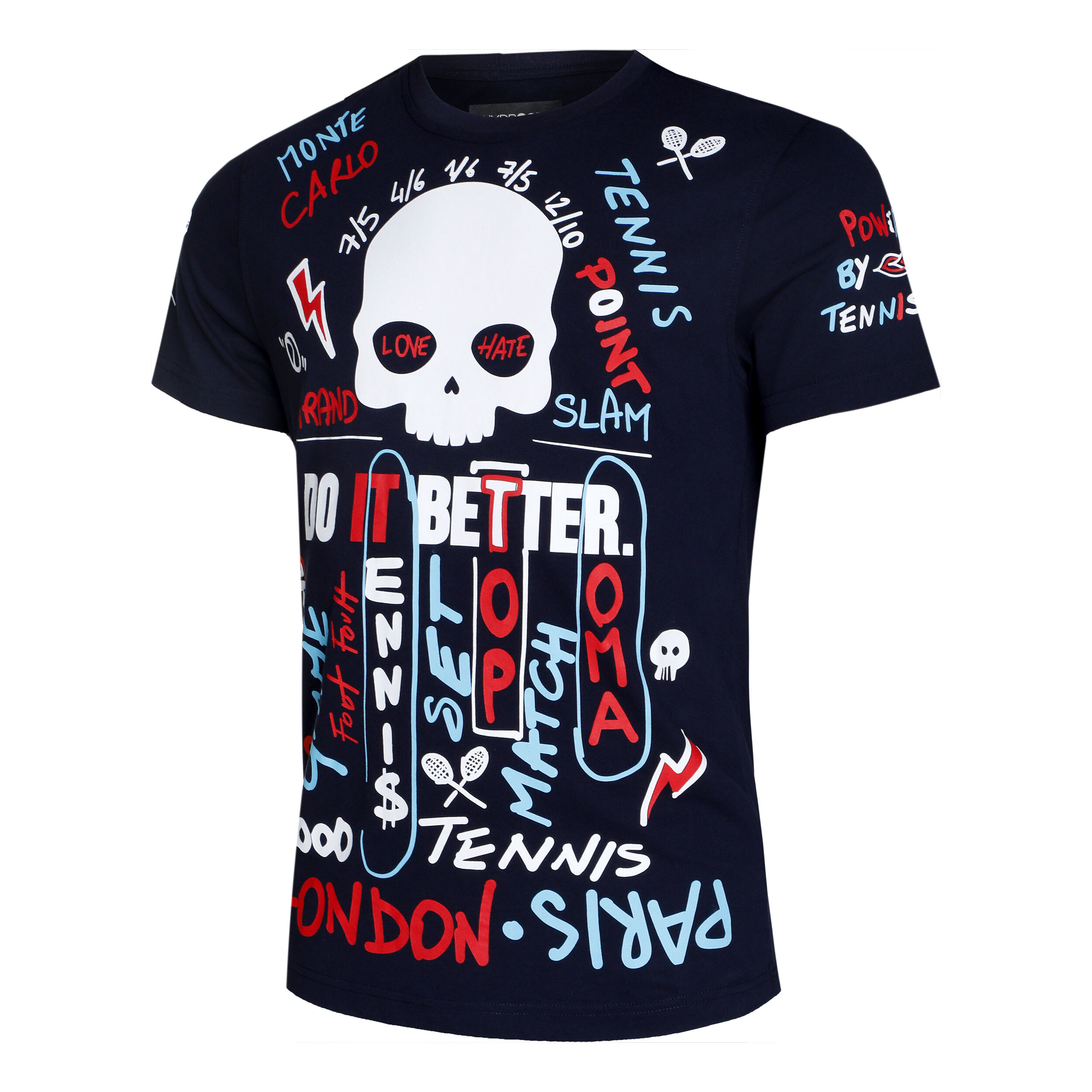 【Hydrogen】ソロナ グラフィティ Tシャツ 半袖 全3色 Buy Hydrogen Grafitti T-Shirt Special Edition Men Dark Blue