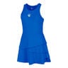 Flounce Dress Women - blue, white