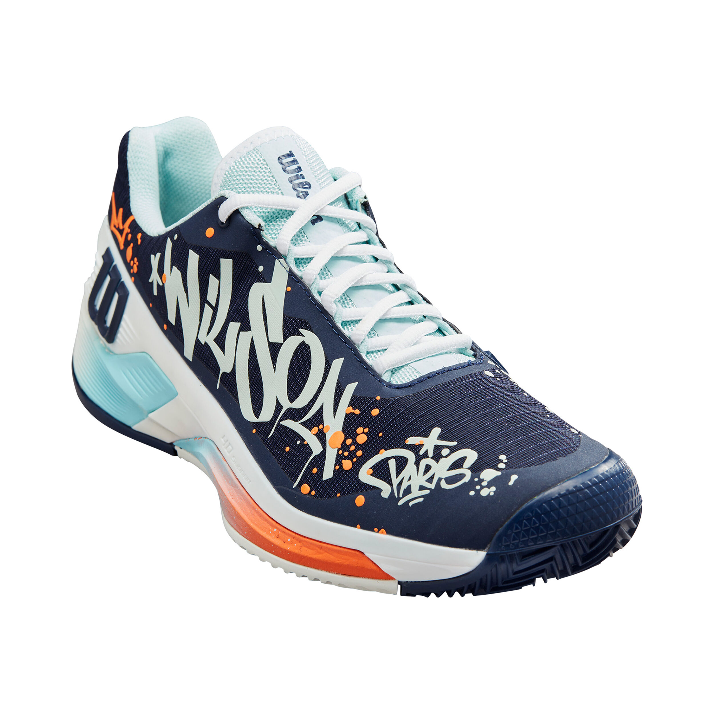 Rush Pro 4.0 Paris All Court Shoe Women Blue Multicoloured