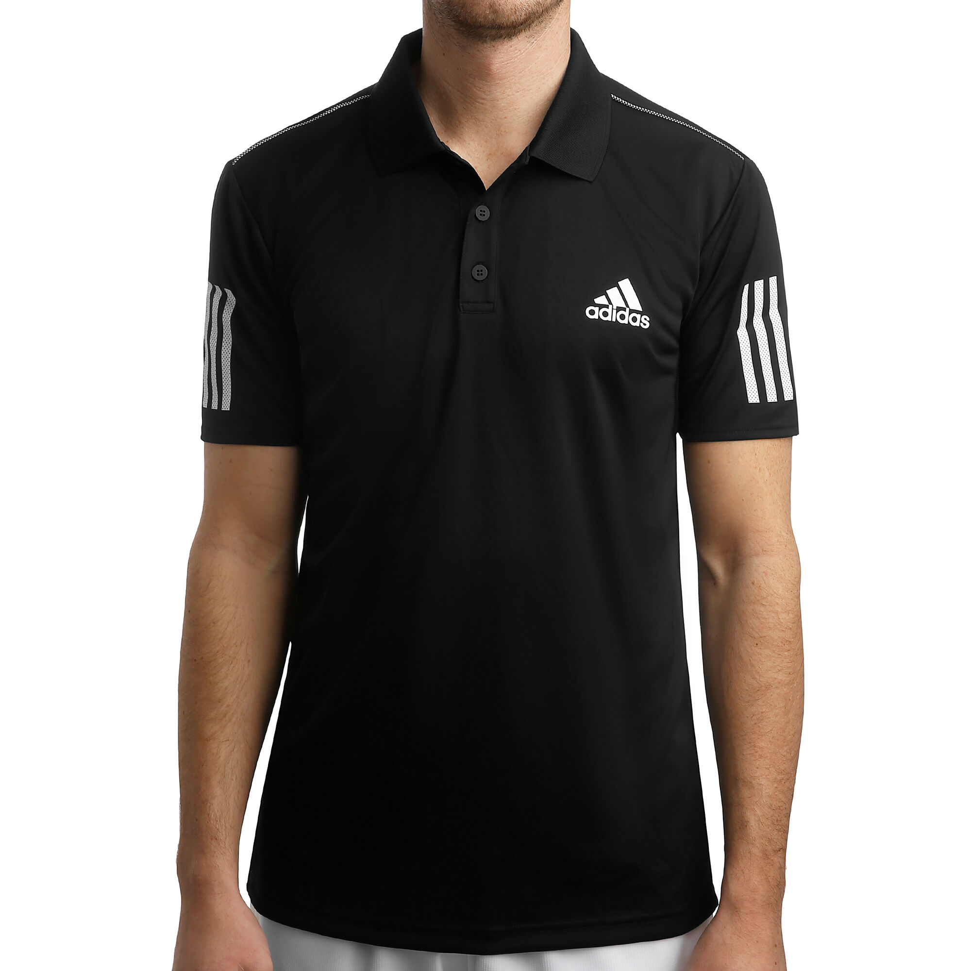 buy adidas Club 3-Stripes Polo Men - White online | Tennis-Point
