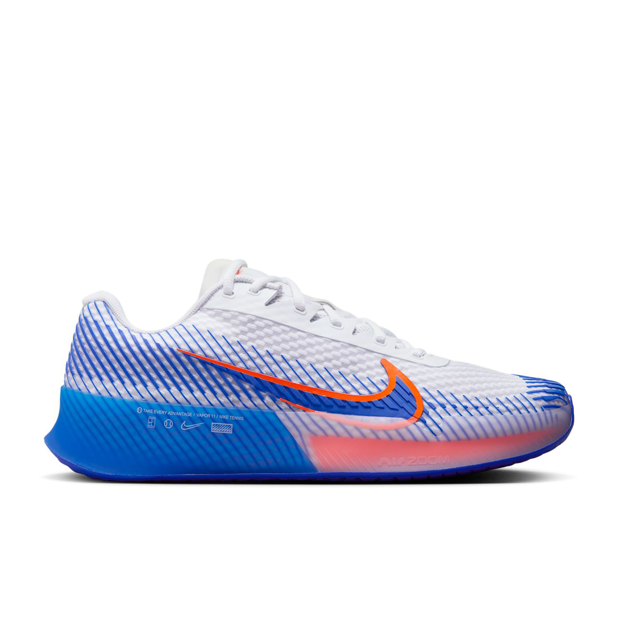 Air Zoom Vapor 11 All Court Shoe Men White Blue