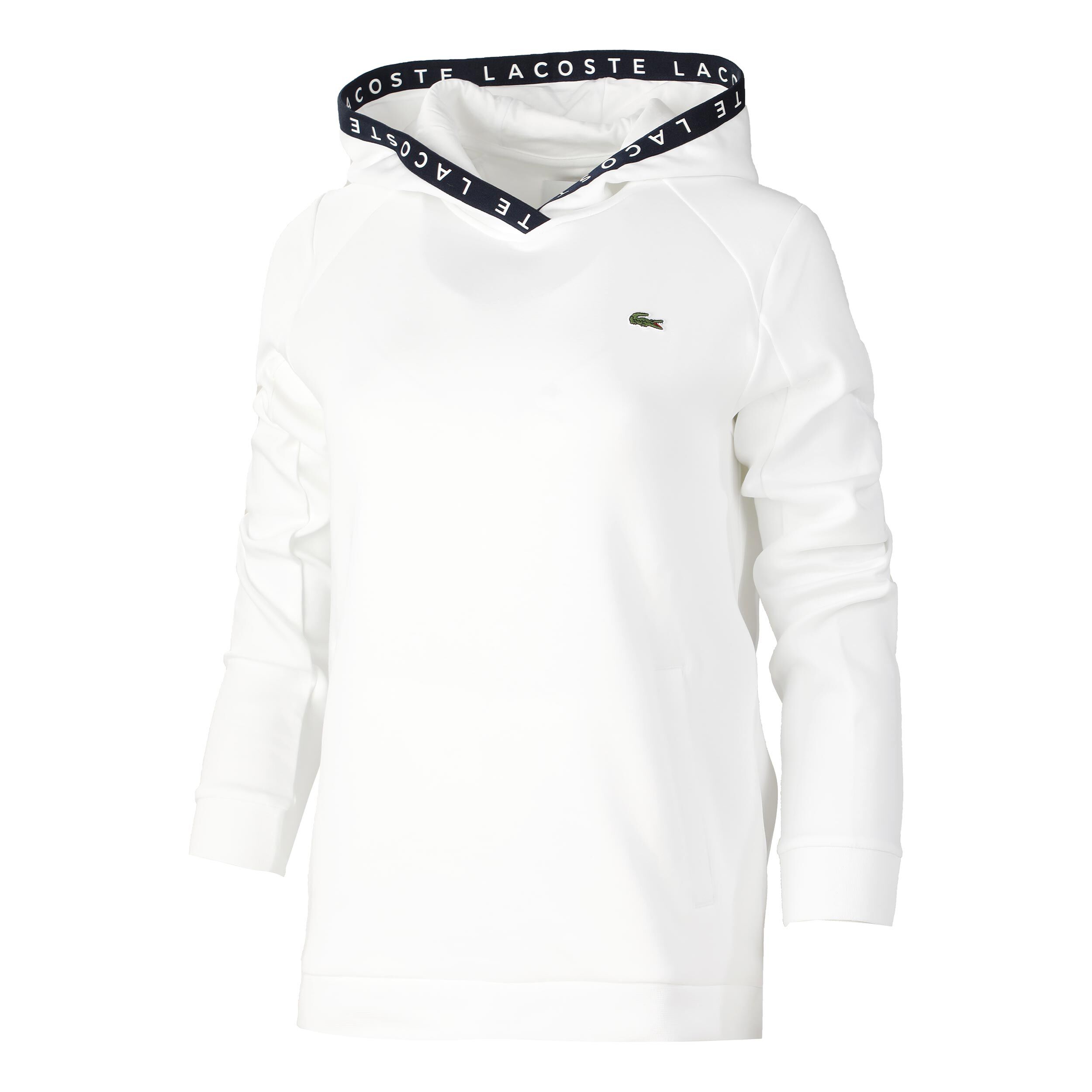 Buy Lacoste Hoody Women White Dark Blue online Tennis Point COM
