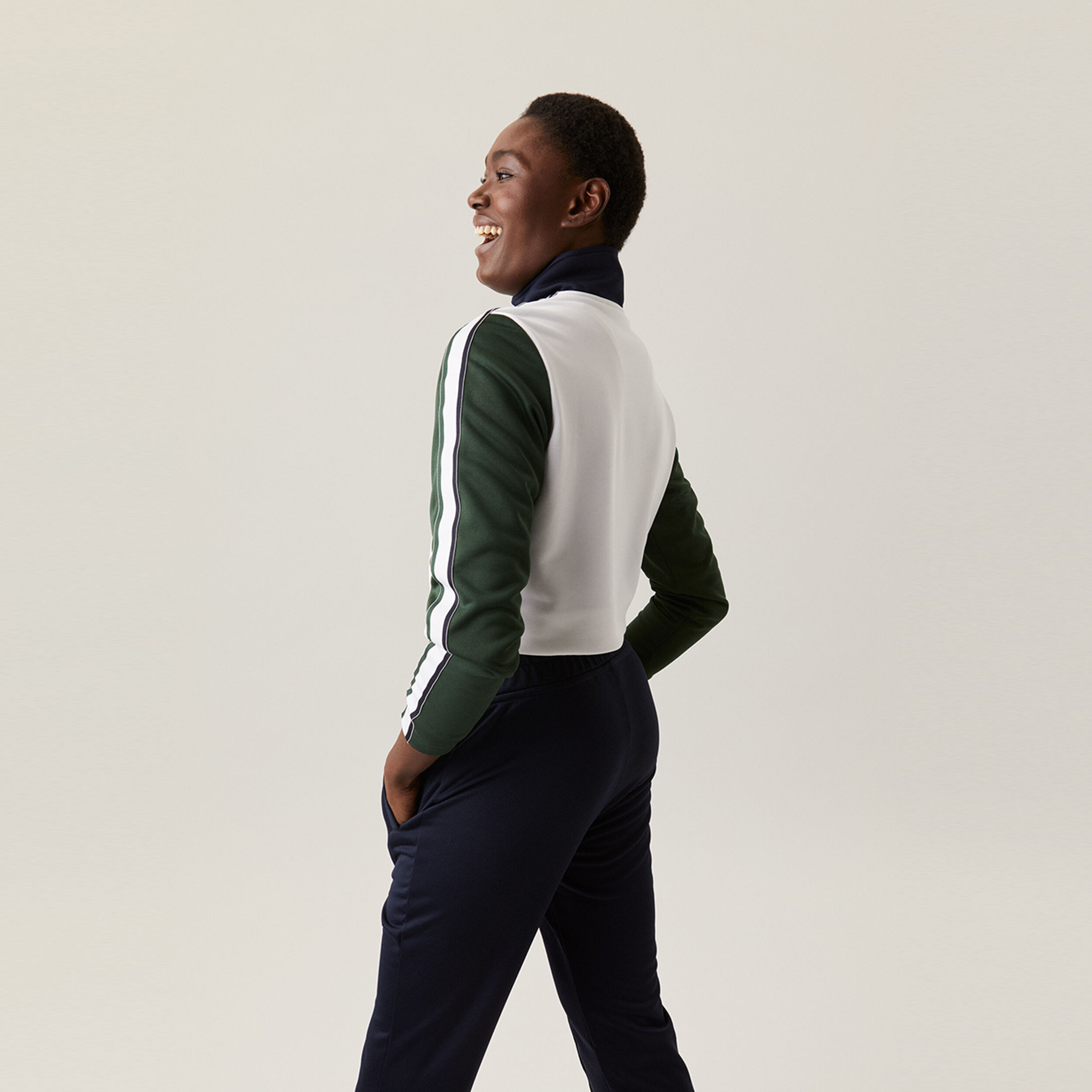 Buy Bjorn Borg ACE Maggie Training Jacket Women White Dark Green online Tennis Point COM