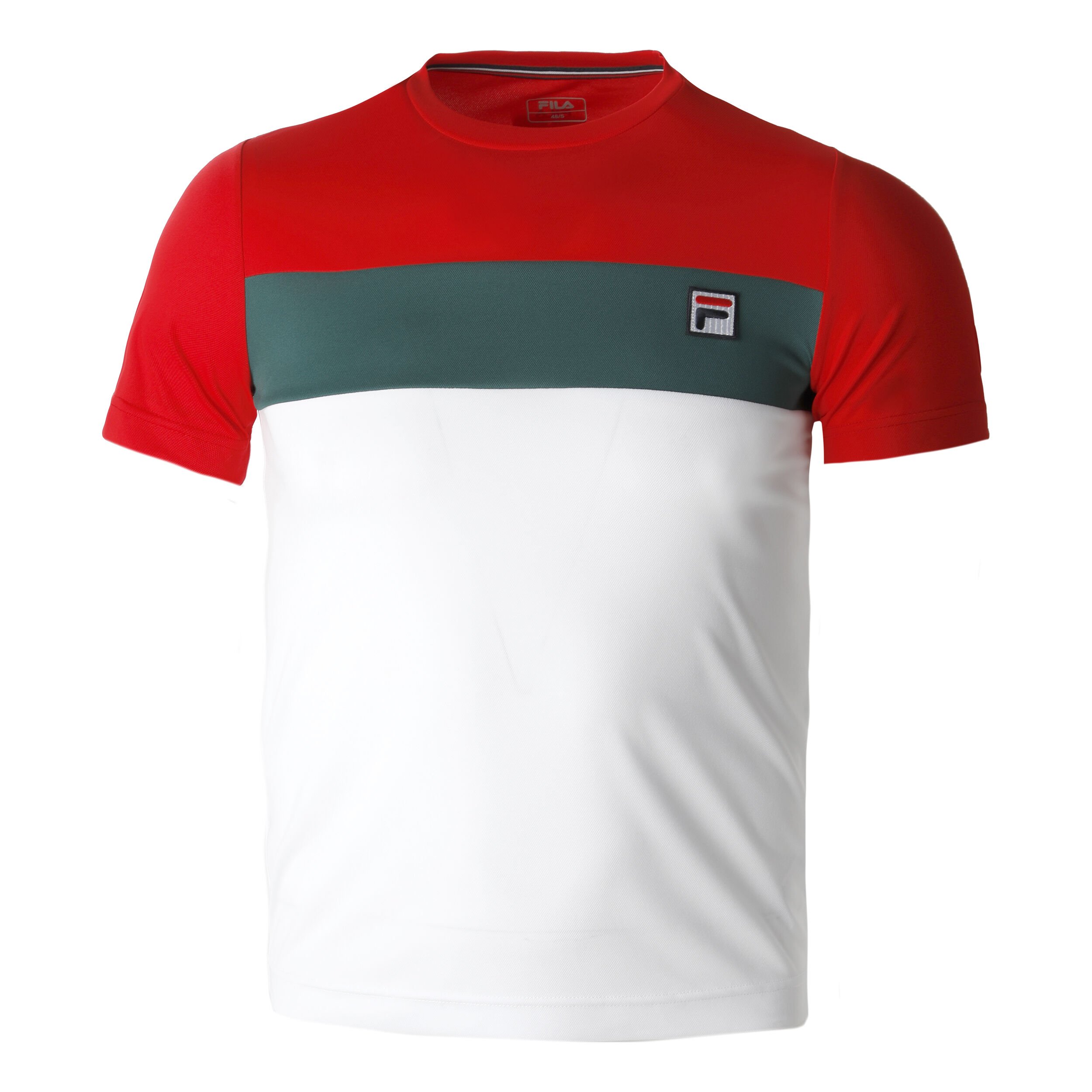 Alex T Shirt Men White Red