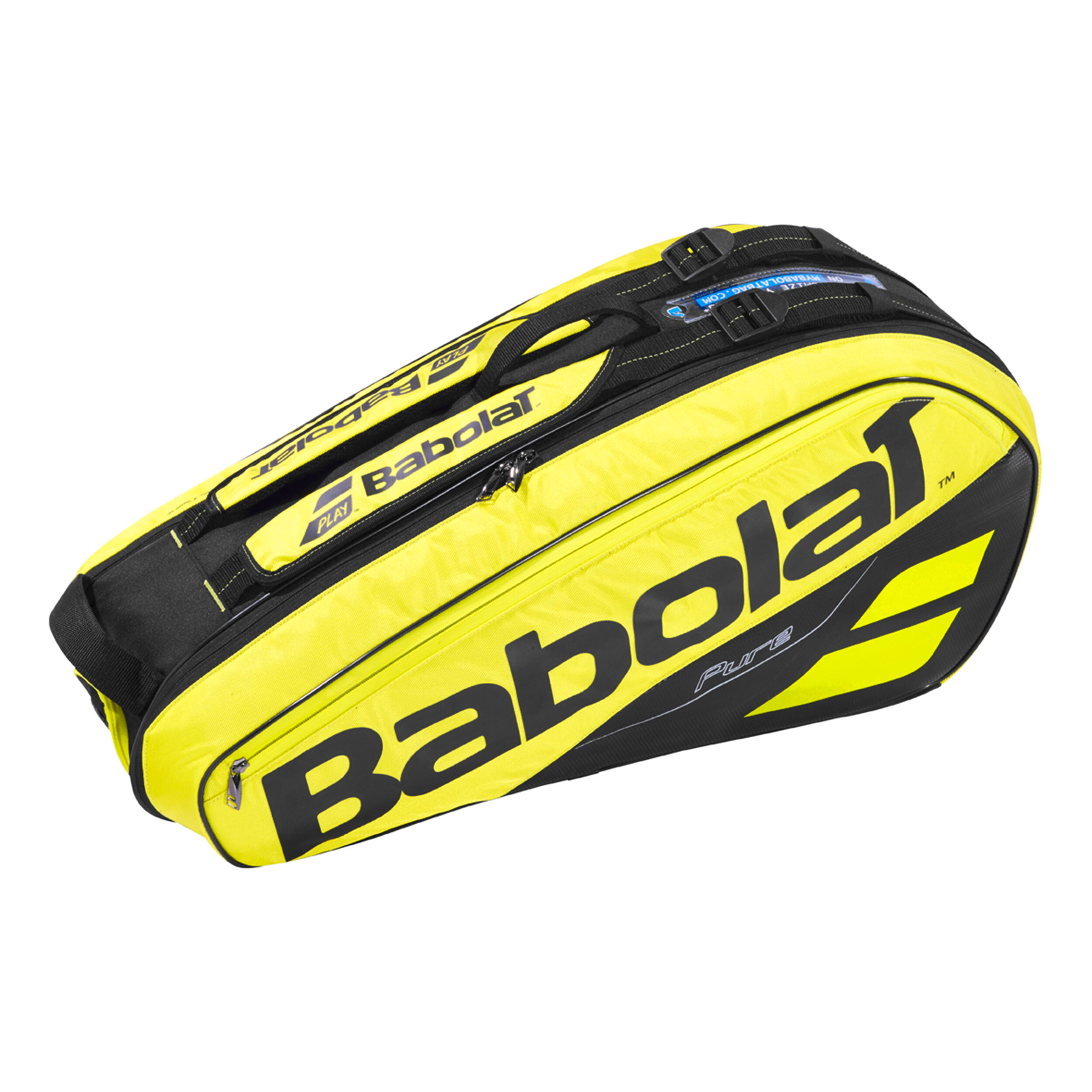 Pure Aero Racket Holder X6 Racket Bag Yellow Black