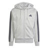Essentials 3 Stripes Zip Hoodie Men - grey, black