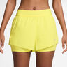 Swift 2in1 Running shorts Women - lemon, silver