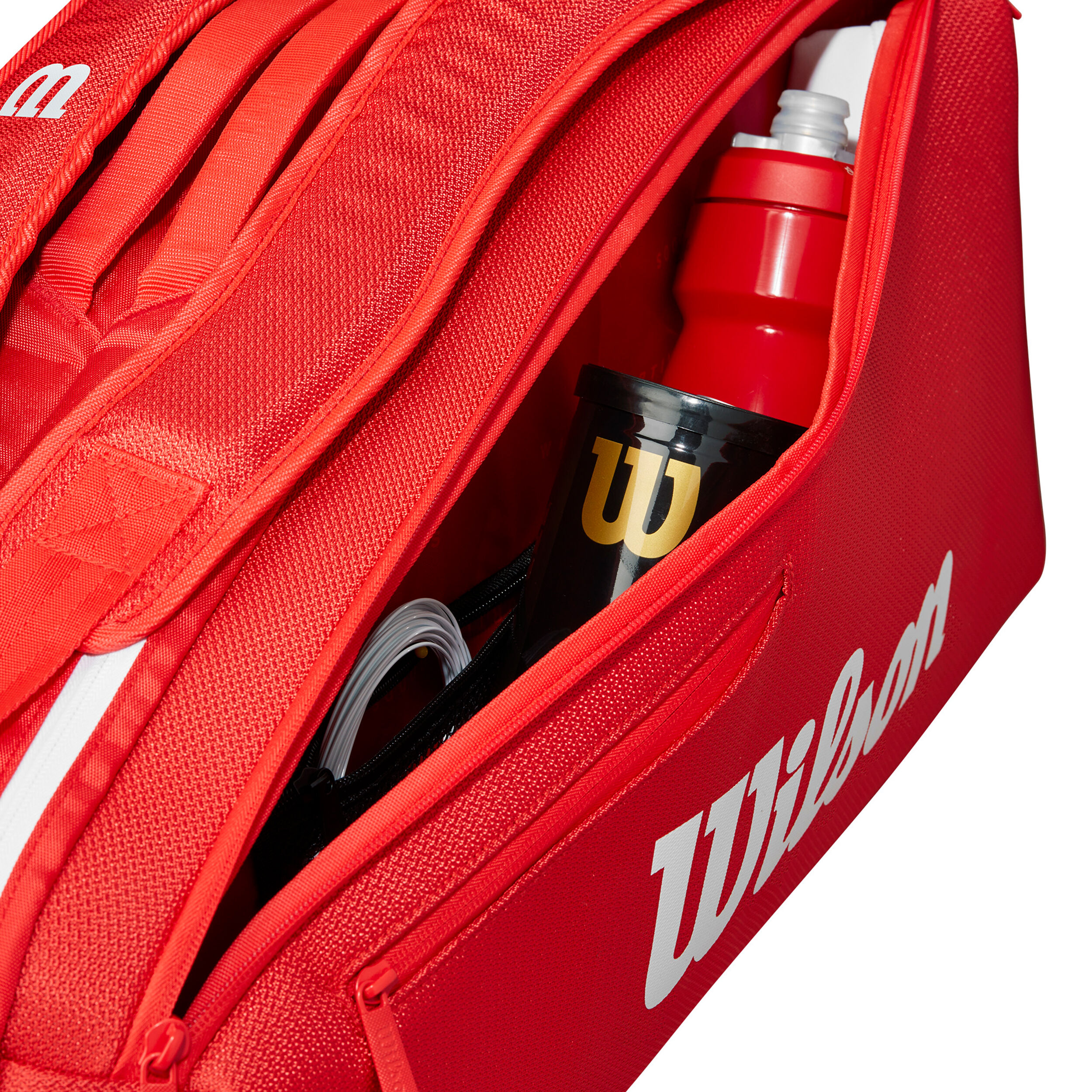 Buy Wilson Tour Super Tour Racket Bag 6 Pack Red online