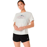 ASICS Running shirt ASICS Fujitrail Running shirt Women-beige