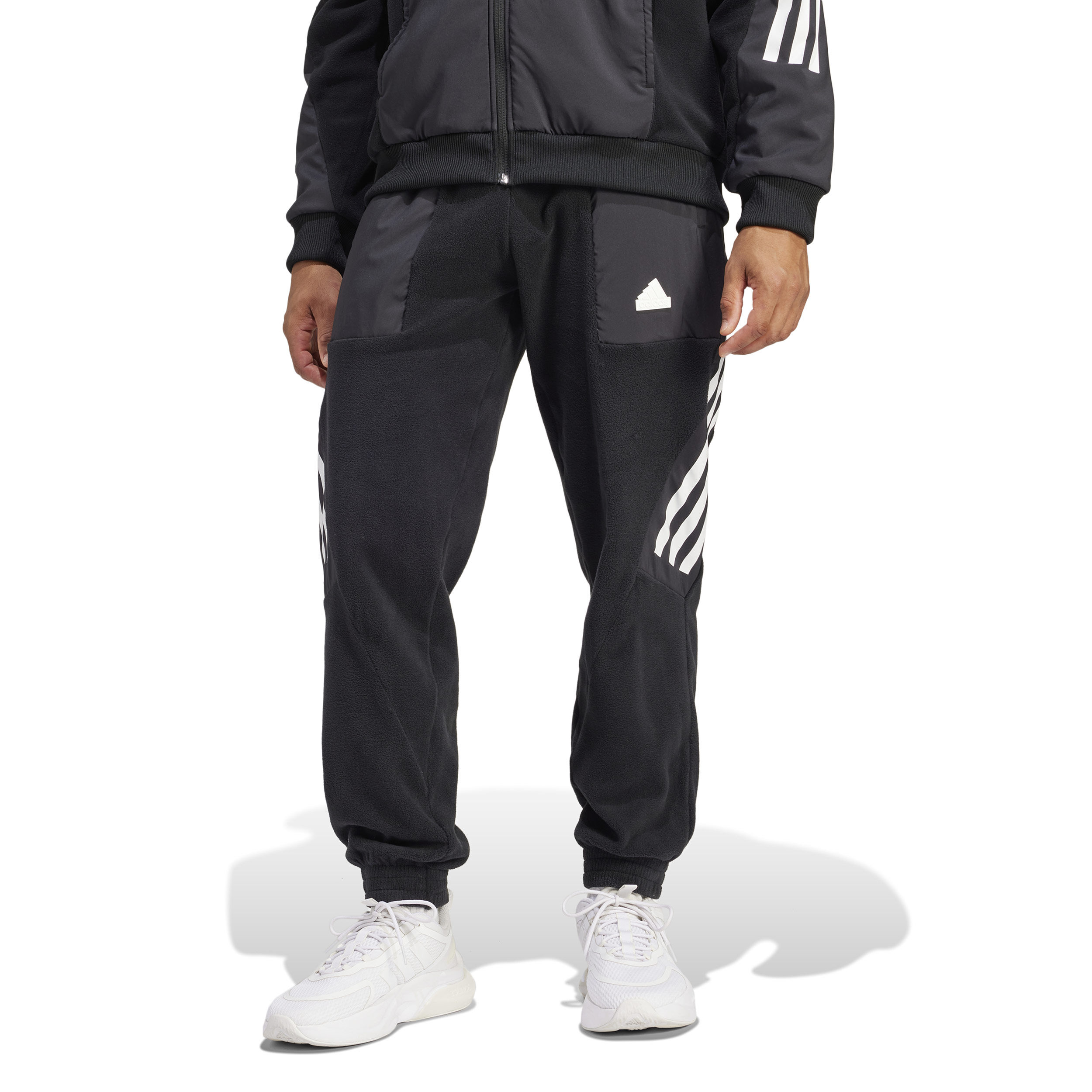 Future Icon 3 Stripes Training Pants Men Black White