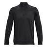Quarter Half-Zip Long Sleeve Men-Black