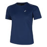Road Running Shirt Women-Dark Blue