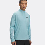 Under Armour Clothing Under Armour Tech Textured Half-Zip Long Sleeve Men-Blue