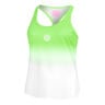 Crew Gradiant Tank Top Women-Neon Green,White