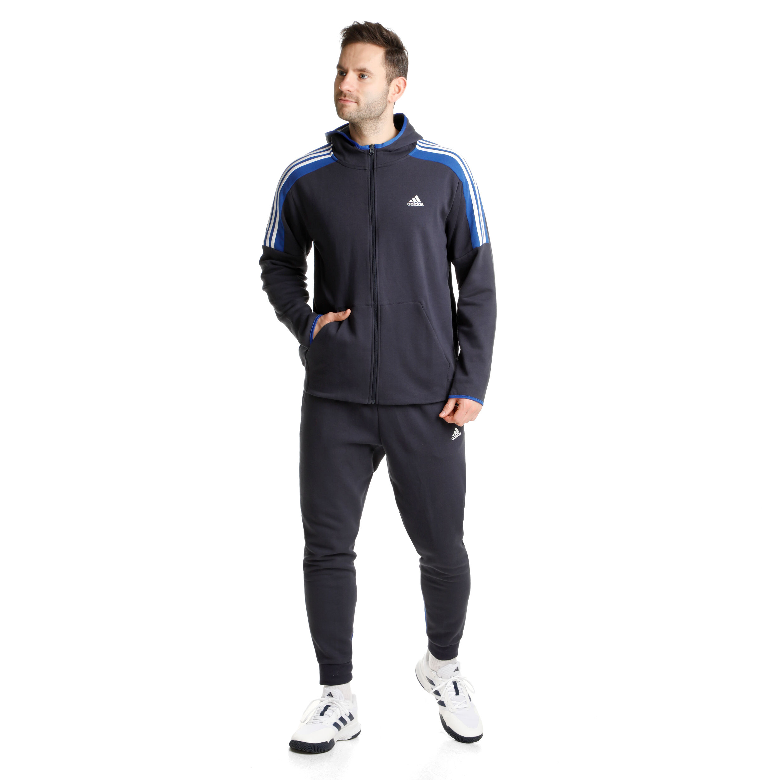 Adidas tracksuit fleece mens top