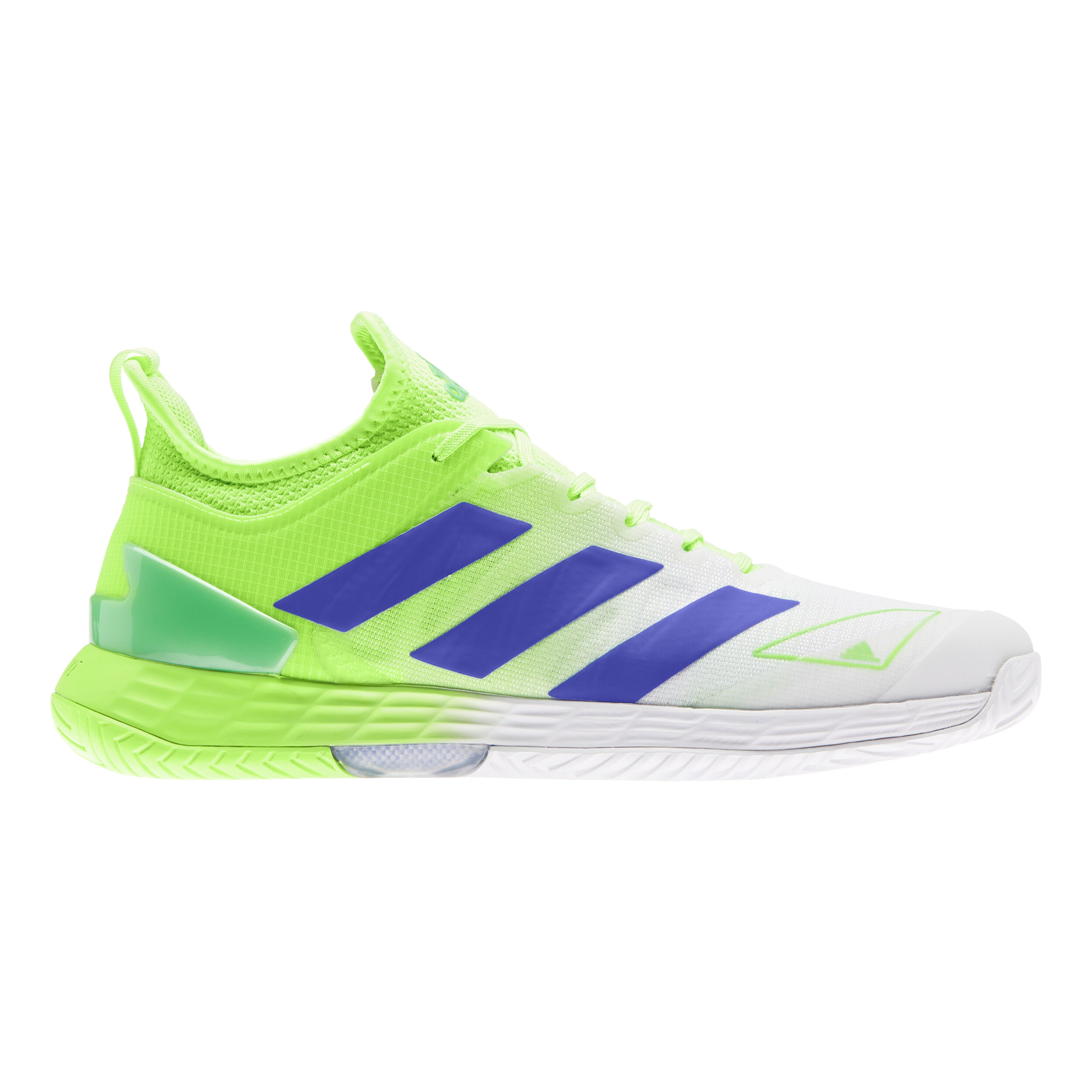 Adizero Ubersonic 4 All Court Shoe Men White Neon Green