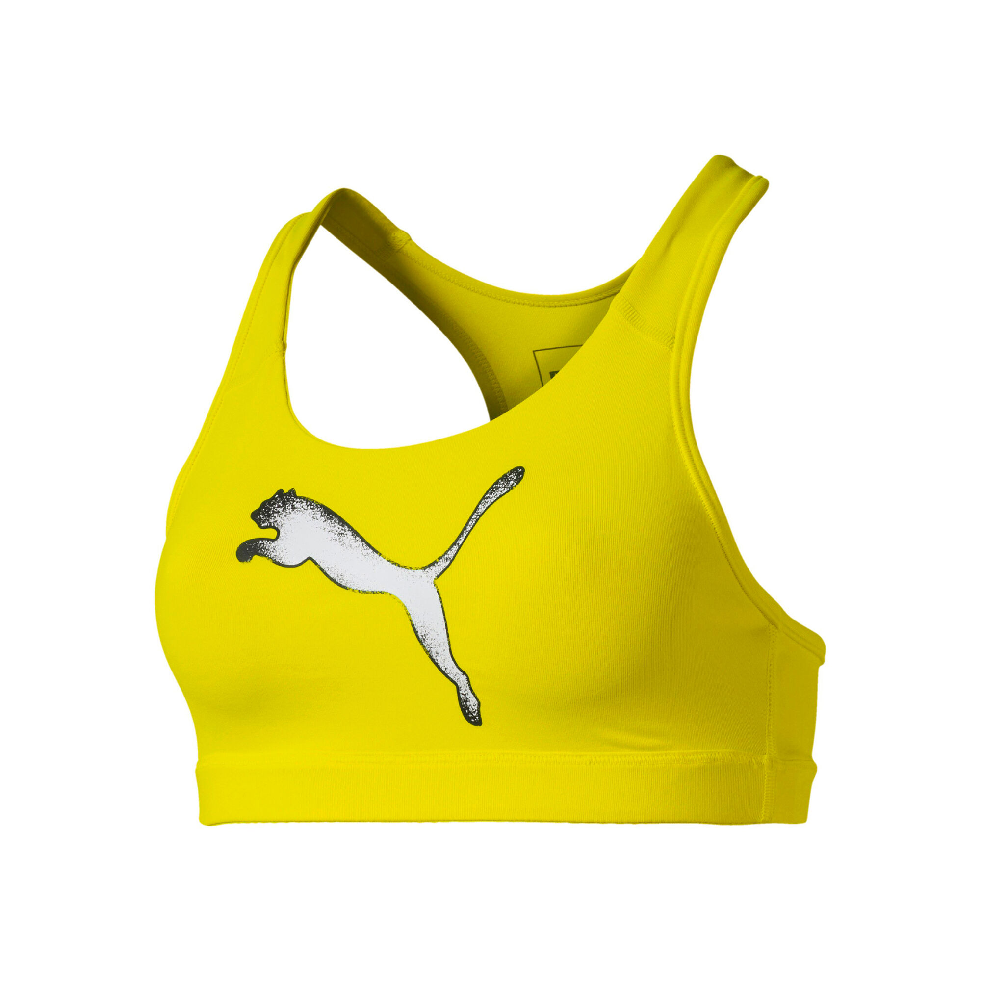 Buy Puma 4Keeps Sports Bras Women Yellow, Silver online