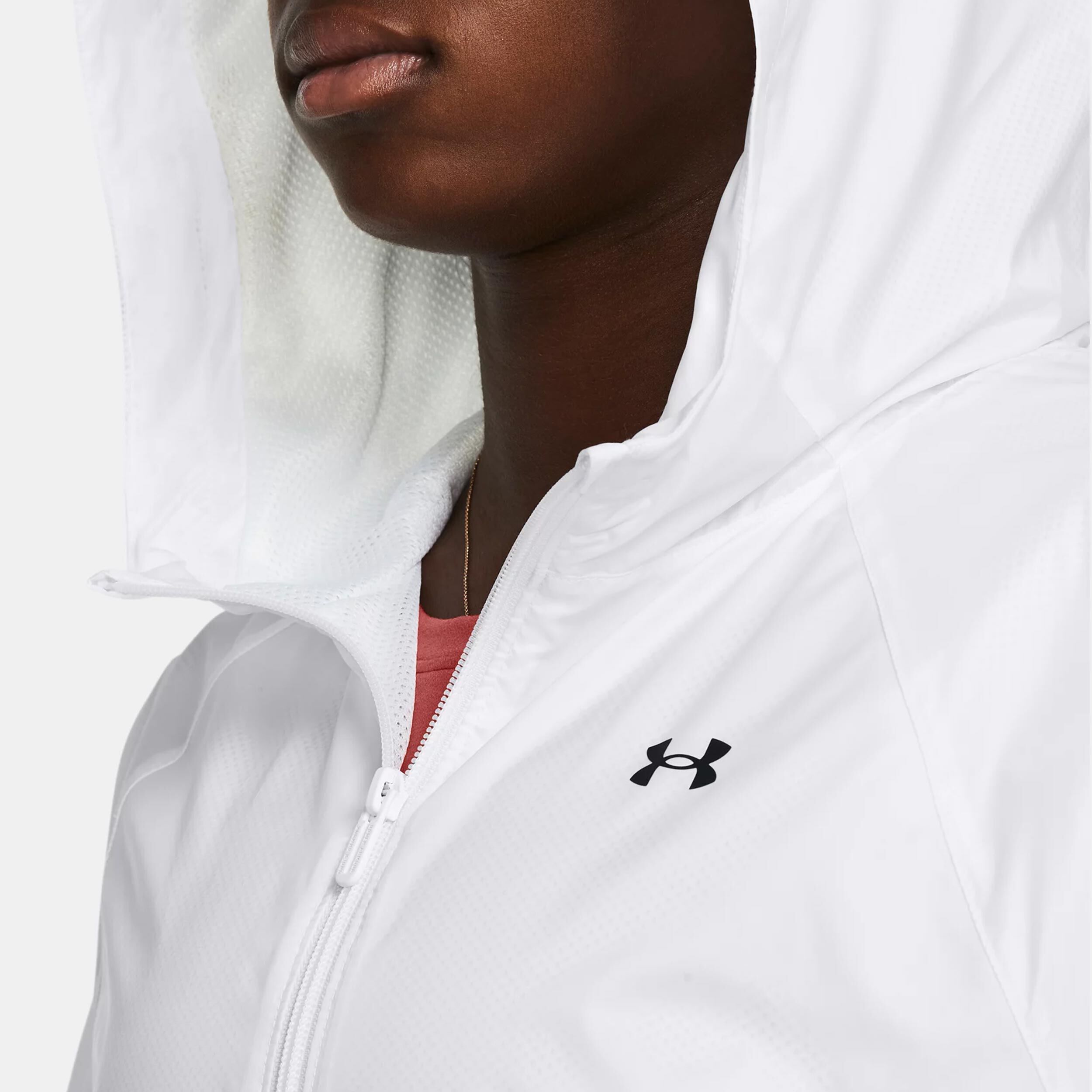 White under armour windbreaker clearance