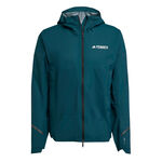 adidas Clothing adidas Terrex XPR Light Rain Running Jacket Men-Petrol