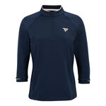 Tecnifibre Clothing Tecnifibre Thermozip 3/4 Long sleeve Women - dark blue, 