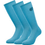 BIDI BADU Clothing BIDI BADU Matayo Crew Tech Sports Socks 3 Pack-Turquoise,Dark Blue