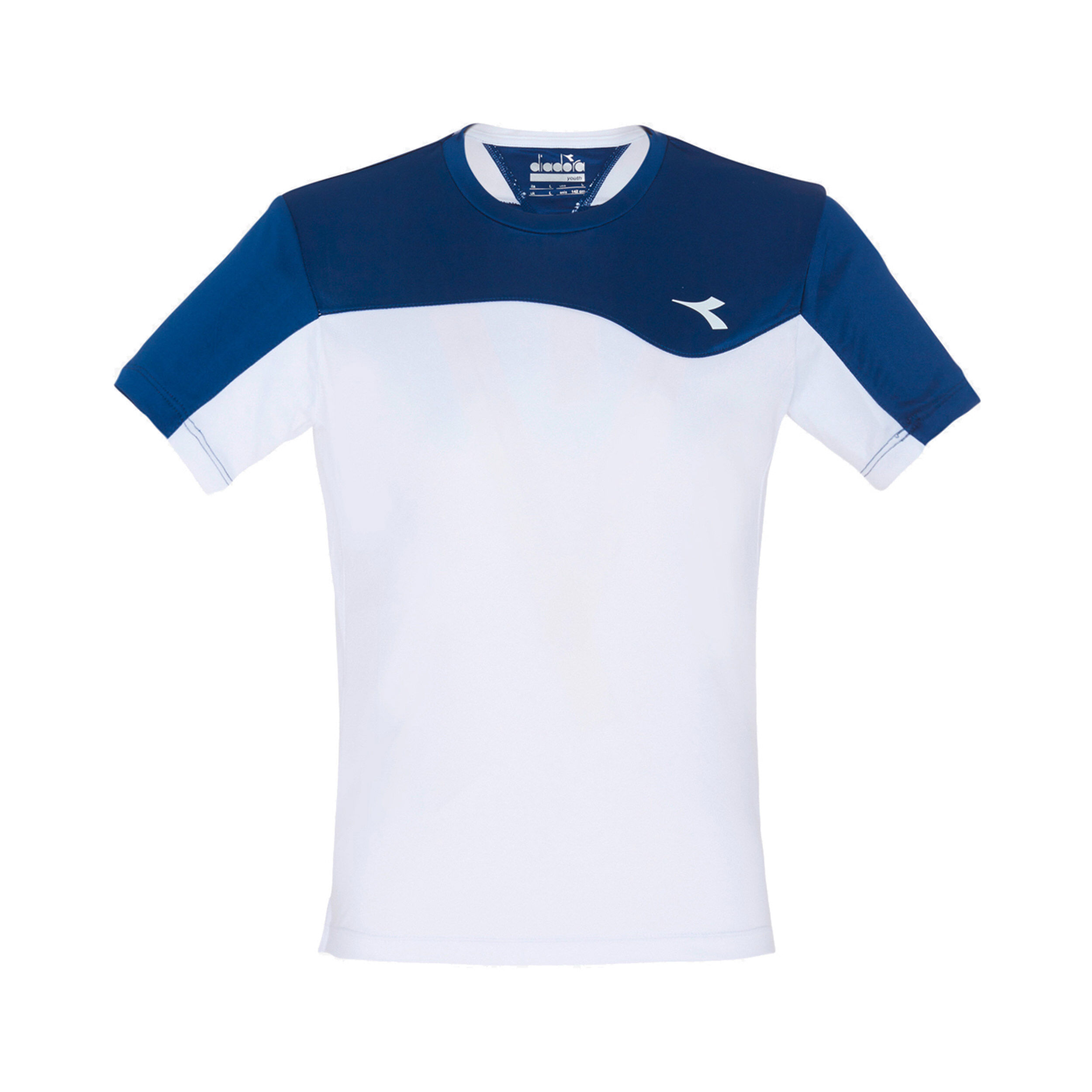 L Team T-Shirt Mädchen-Weiß Marque : DiadoraDiadora L Type de Haut Garçon Hellgrau Blanc 