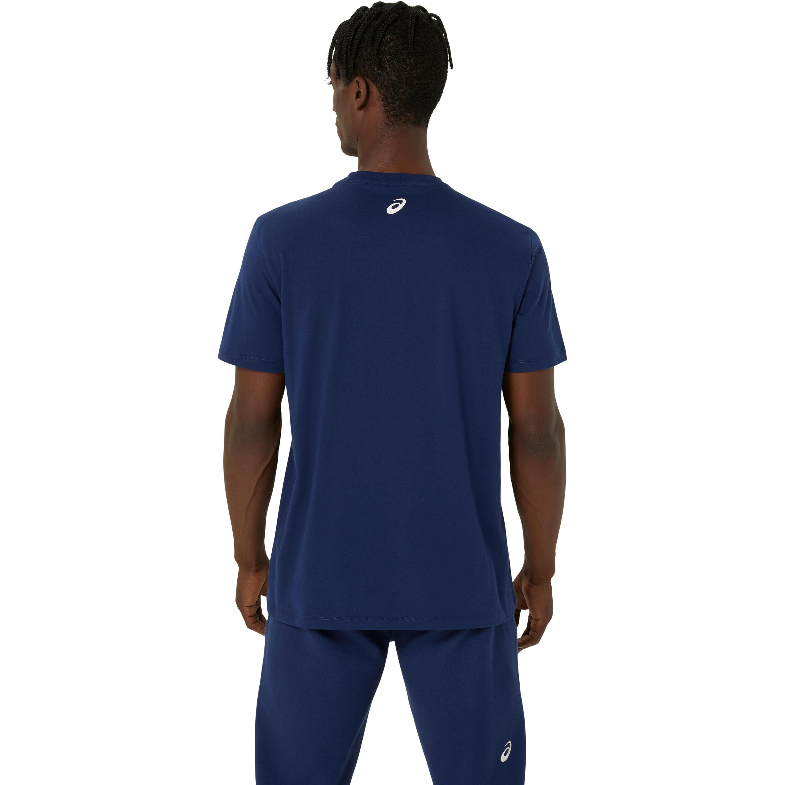 ballaholic×asics cool tee L navy Buy ASICS Logo T-Shirt Men Dark Blue online | Tennis Point COM