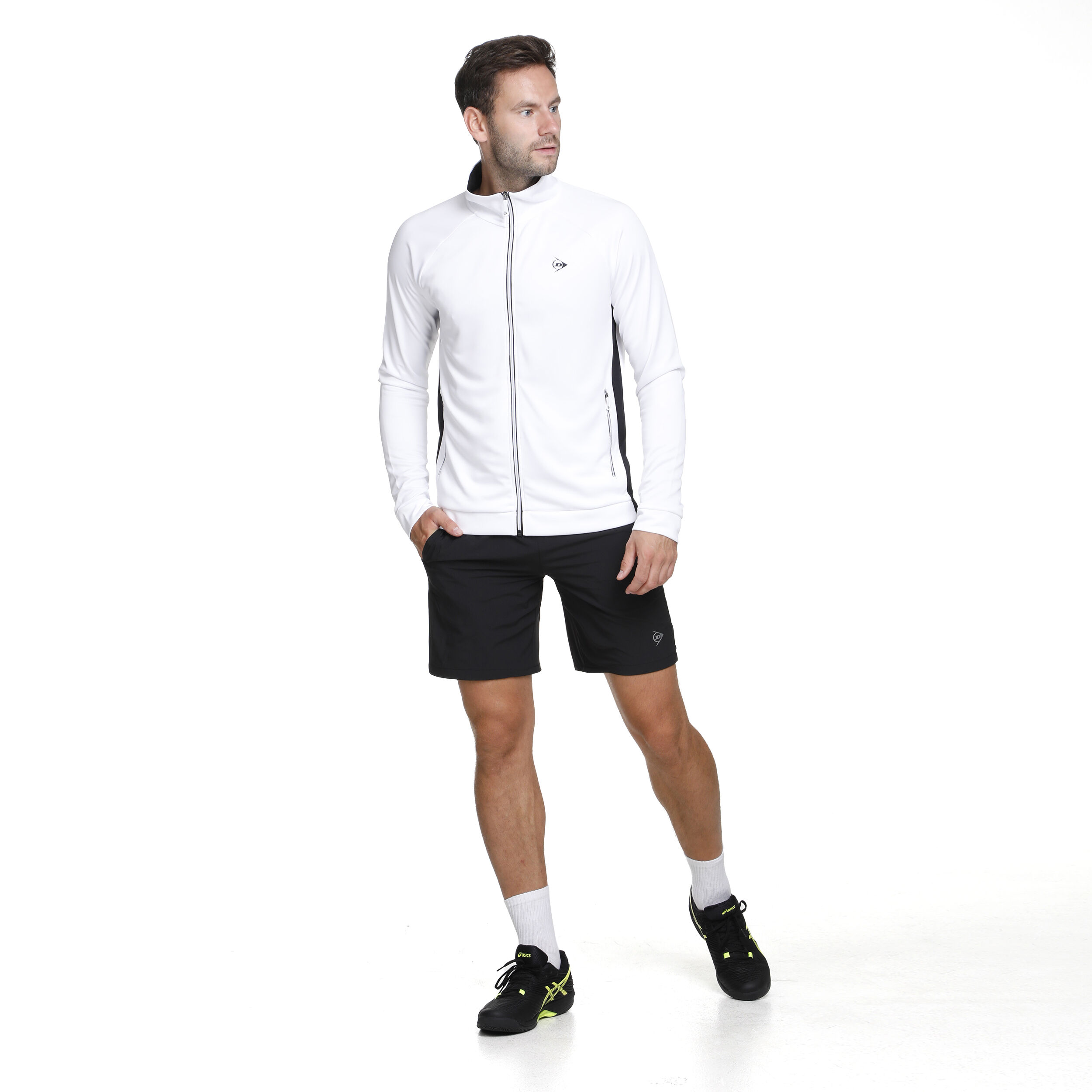 Woven Shorts Men Black White