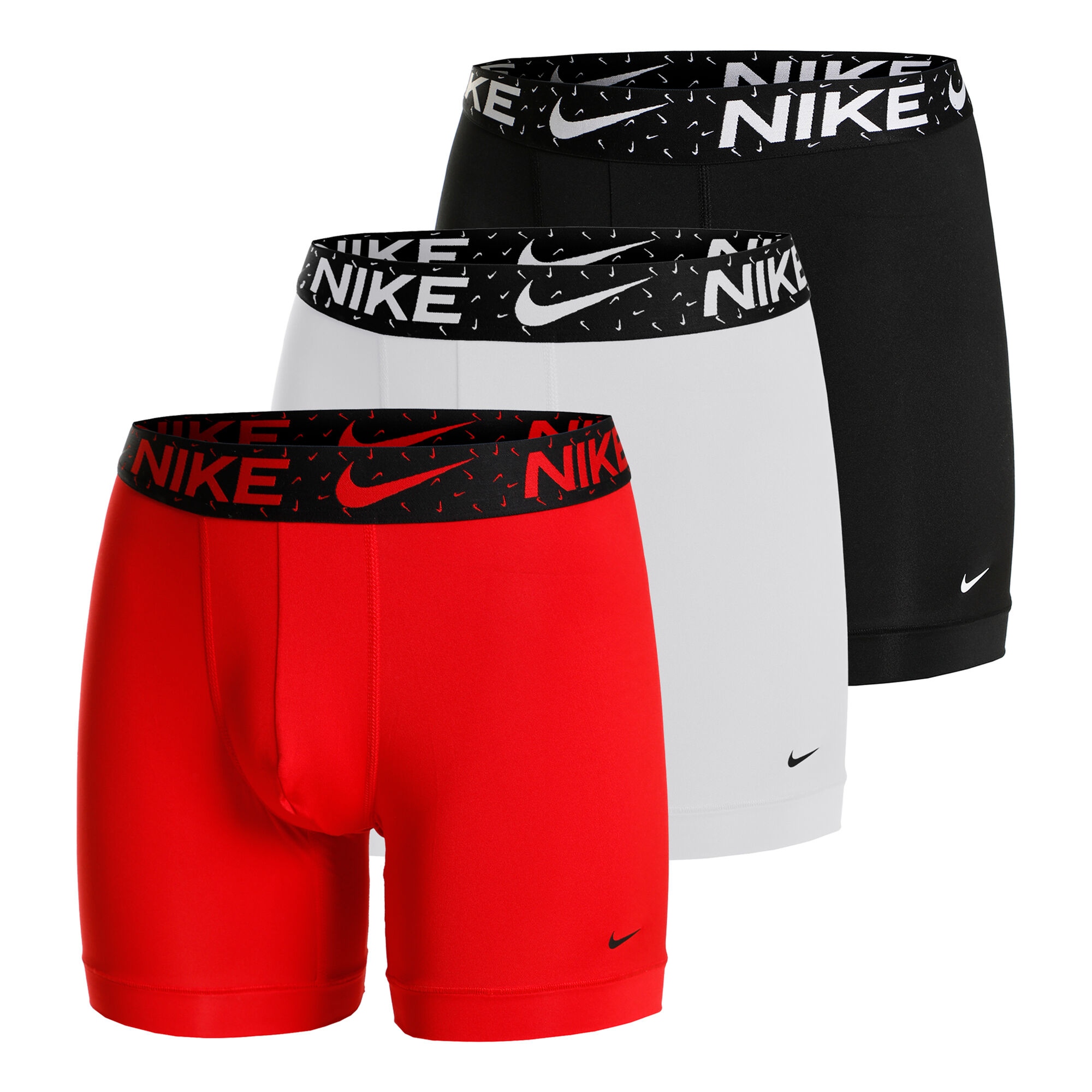 3 boxers Homme Nike Essential Micro - Print/Gris/Rouge - Running Warehouse  Europe