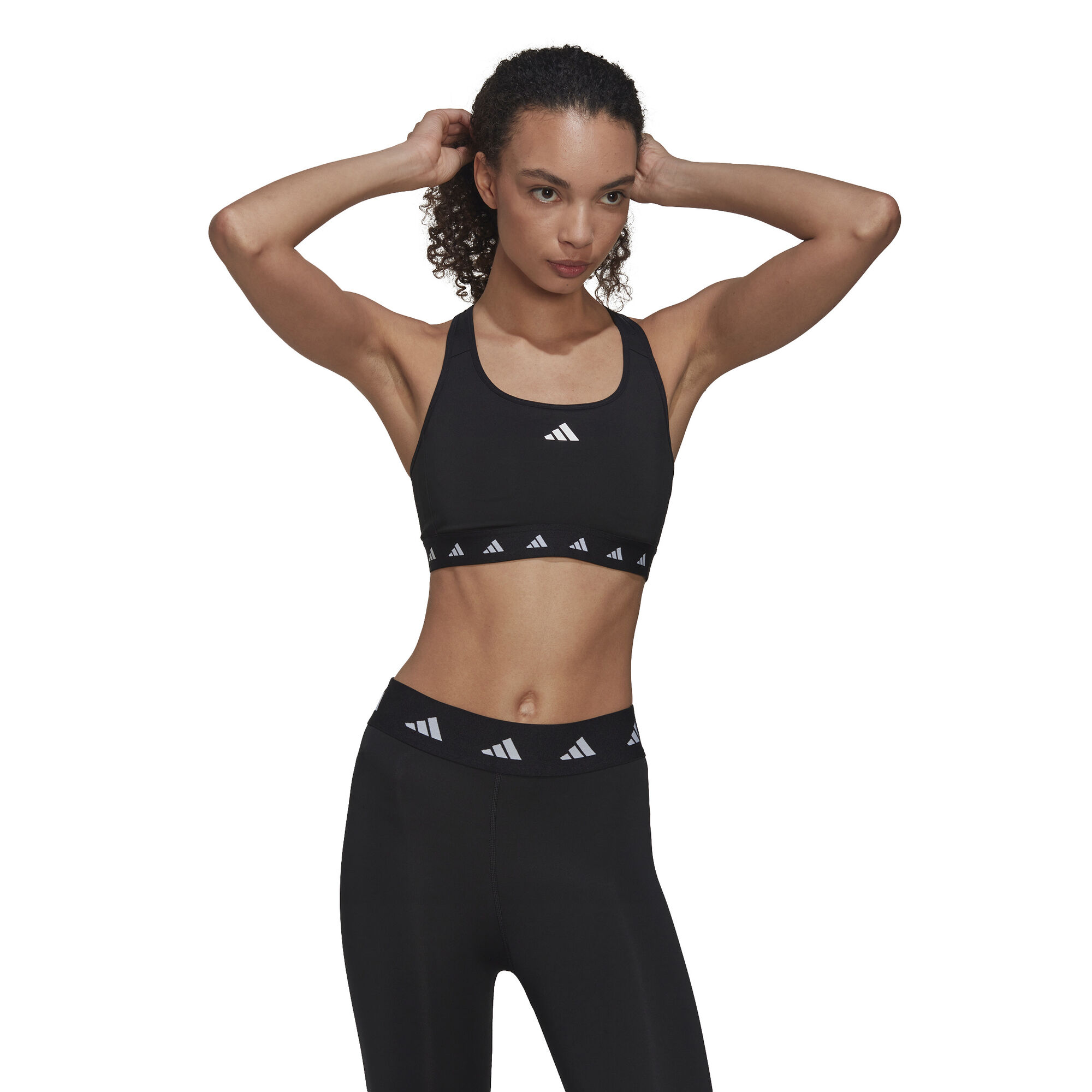 Buy adidas Power Medium-Support Tech-Fit Sports Bras Women Black online