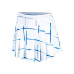 Lucky in Love Clothing Lucky in Love Shibori Plaid 13.5in Skirt Women-White,Blue