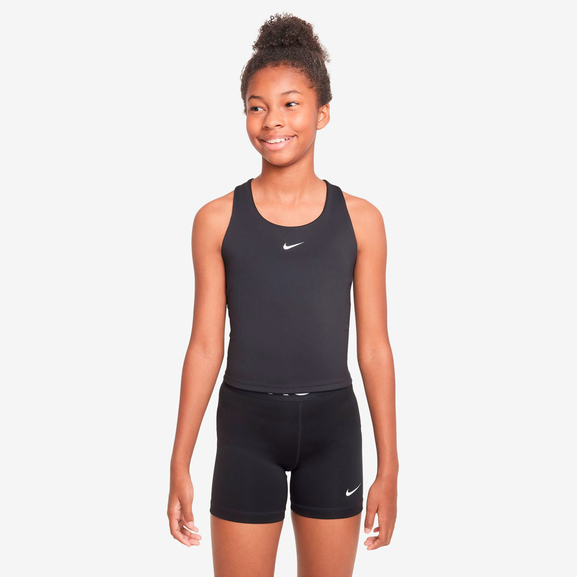 Buy Nike Dri-Fit Swoosh Tank Top Girls Black online