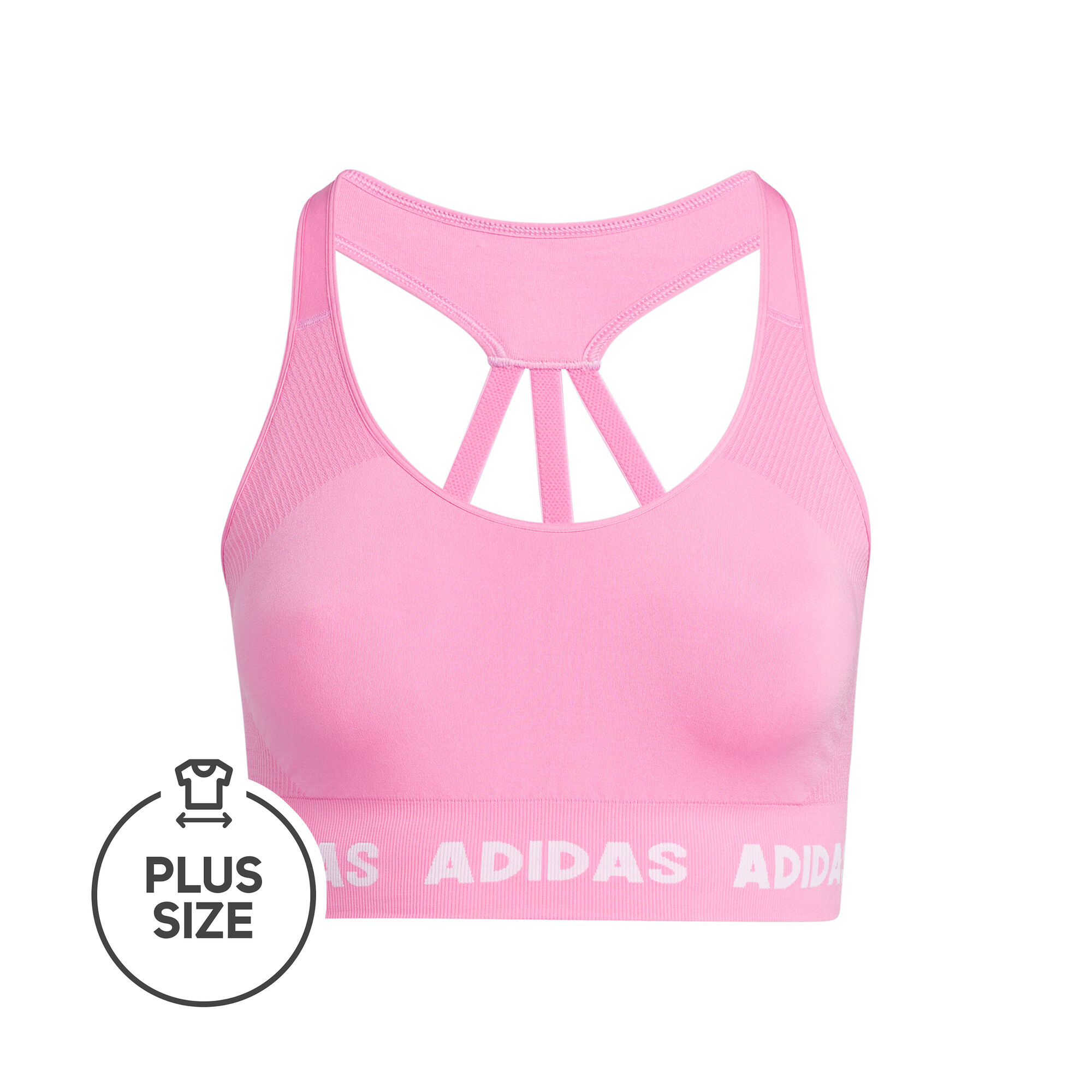 Aeroknit Plus Size Sports Bras Women - Pink, White