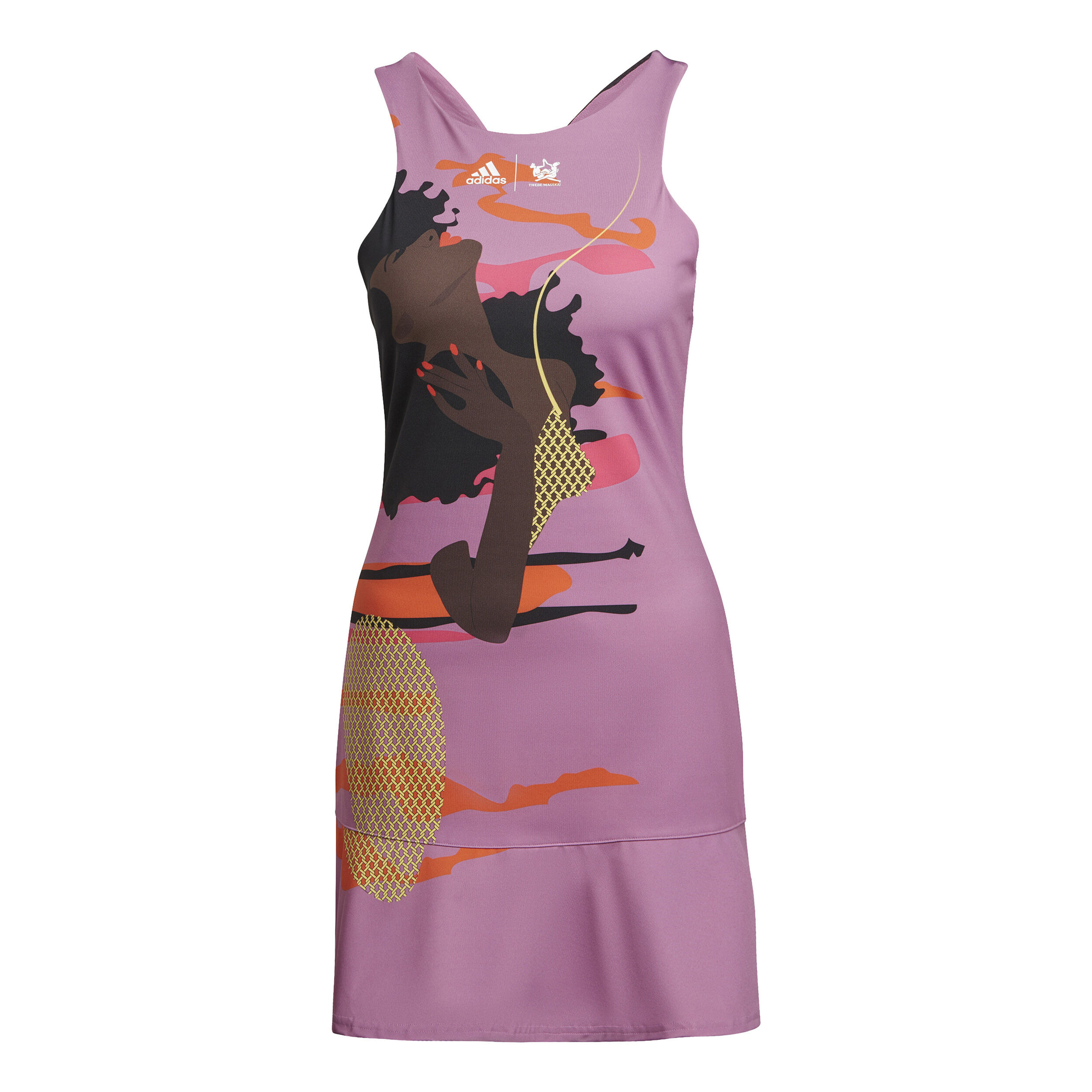 New York Y Dress Women Lilac Multicoloured