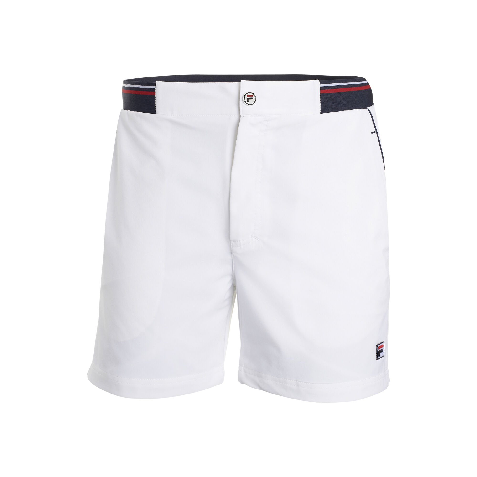 Mary Bageri vælge buy Fila Core Stephan Shorts Men - White, Dark Blue online | Tennis-Point
