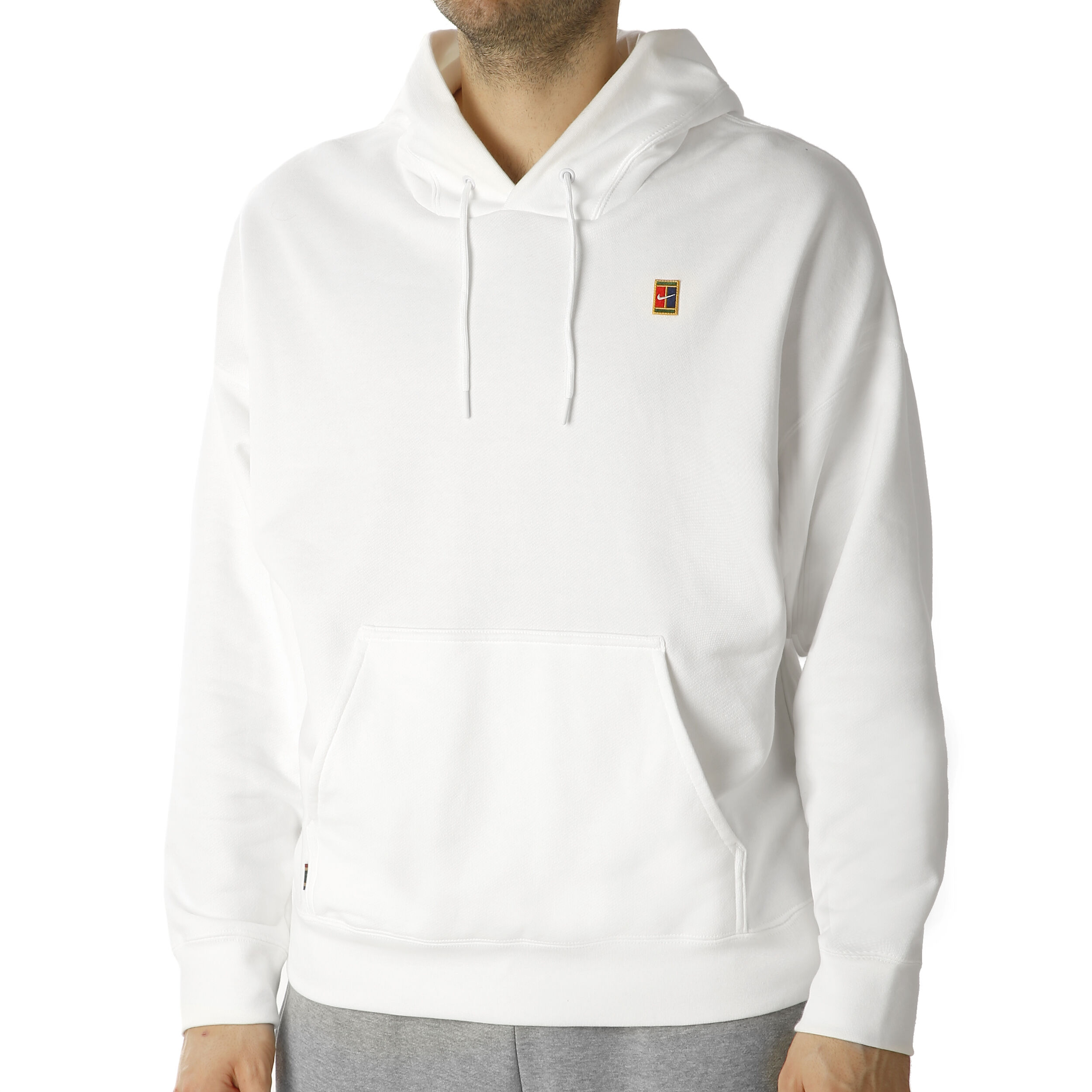Court Heritage Fleece Hoody Men White Multicoloured